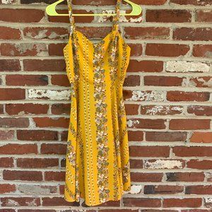 Yellow Old Navy Floral Sundress